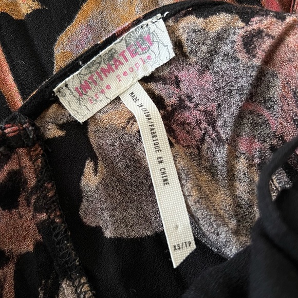 Free People Star Chasing Slip Maxi Dress in Raven Combo - Picture 5 of 10